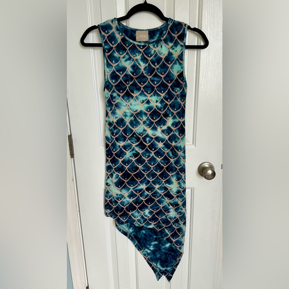 Nasty Gal x Lottie Hall Mermaid Tail Dress US6 / Aus 10
